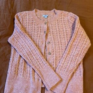 Women's Pink Knit cardigan